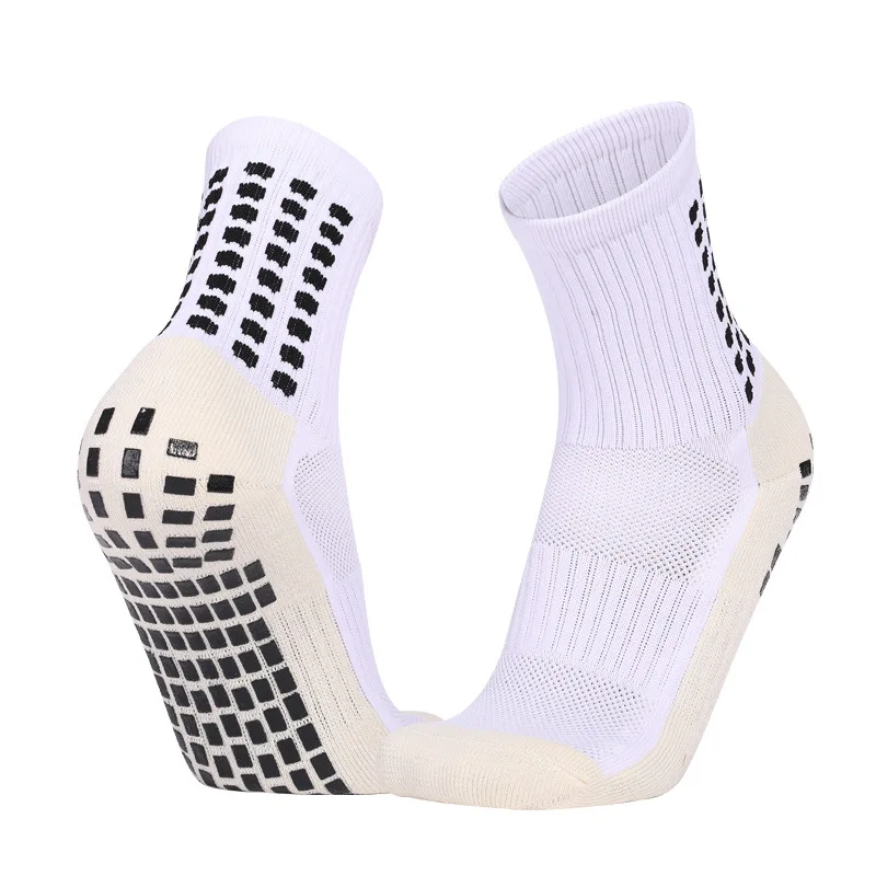New Football Socks Men and Women Sports Socks Non-slip Silicone Bottom Soccer Basketball children
