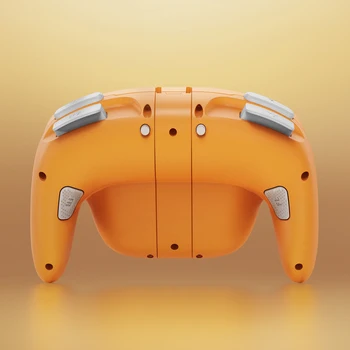 NYXI Wizard Hall Joystick Wireless Game Controller Orange Gamepad with RGB Lights for Nintendo Switch PC Controller 3