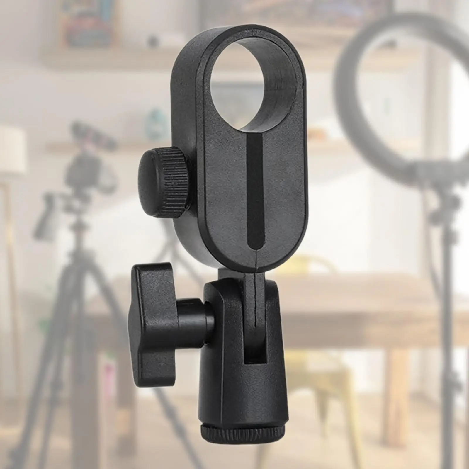 Microphone Shock Mount Mic Clip Holder Accessories Heavy Duty Adjustable Easily Install Professional Anti Vibration Podcast microphone shock mount microphone clip holder