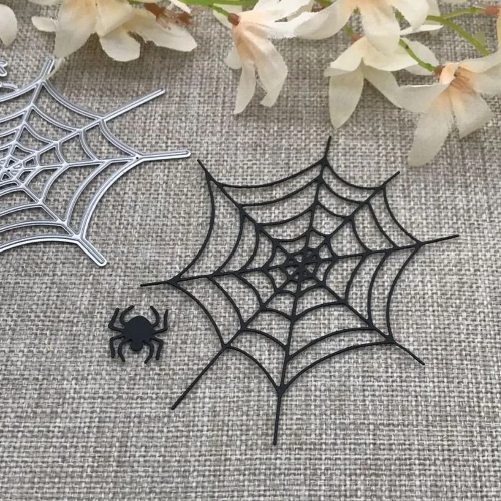 

Halloween spider webs Metal Cutting Dies Stencils Die Cut for DIY Scrapbooking Album Paper Card Embossing