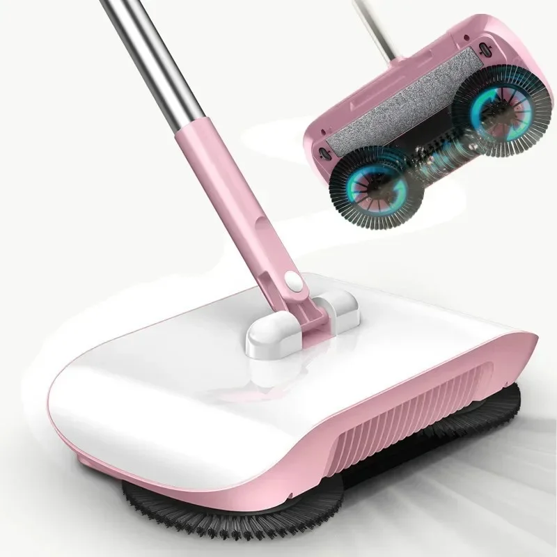 

Broom Hand Push Vacuum Cleaner Floor Home Kitchen Sweeper Mop Sweeping Machine Magic Handle Household Lazy Dropshipping Carpet