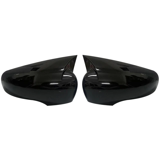 For Renault Clio 4 Mk4 Zoe Captur 2012-2019 Pair Side Rear View Mirror  Cover Caps ABS Cover Gloss Black Tuning Car Accessories - AliExpress