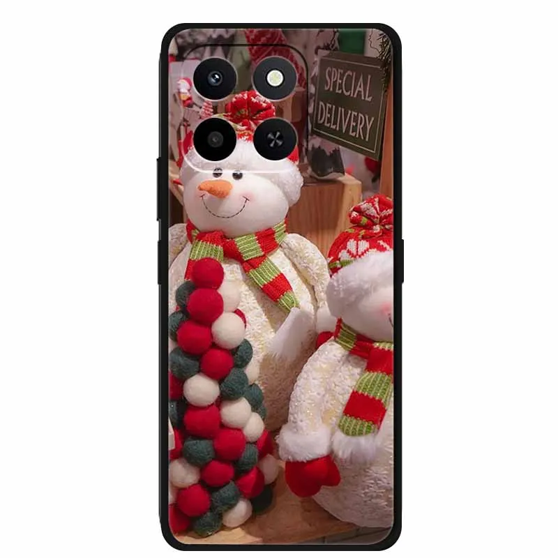 Festive Soft TPU Silicone Christmas Phone Case – Lovely Design