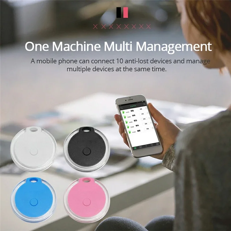 Mini Smart Anti-Lost Tracker Reminder For Pets Kids GPS Locator AntiLost Alarm Wallet Keychain Smart Tag Bluetooth Tracker NEW