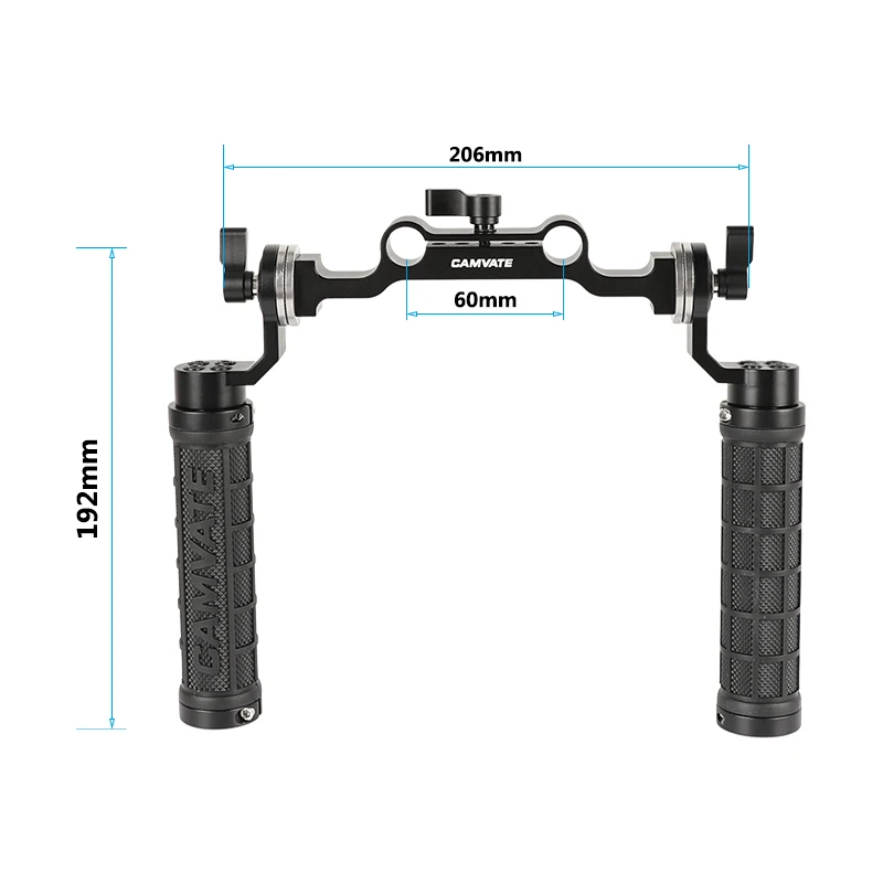 

HDRIG ARRI Rosette Handgrips with 15mm LWS rod clamps & 15mm Rod Clamp Railblock with ARRI Rosette for DSLR