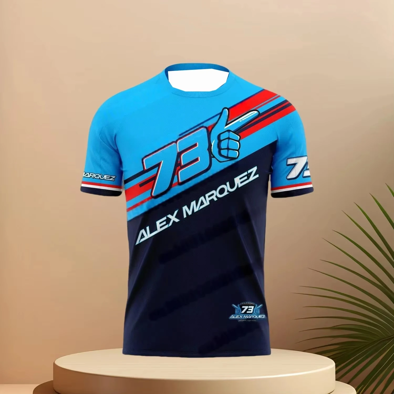 25 새로운 오토바이 경주 73 드라이버 저지 ALEX Marquez 팬 탑 남성 여름 빠른 건조 스포츠 야외 Leisu 성인/어린이 티셔츠