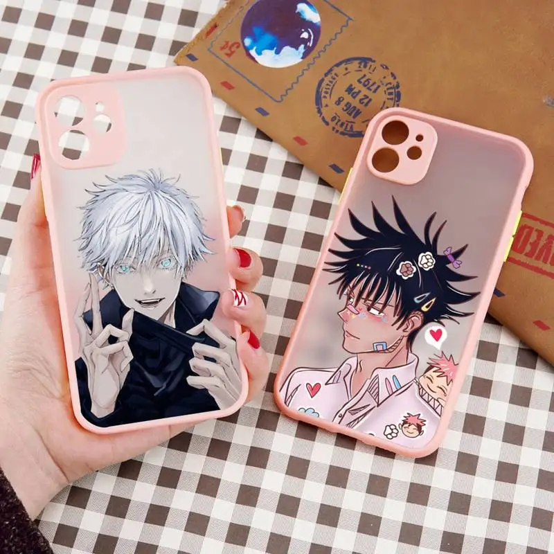 Jujutsu Kaisen Satoru Gojo Comics Phone Case for iPhone 11 12 13 14 15 Pro  Max Mini 7 8 Plus X Xs Max XR Cover Anime Funda Coque - AliExpress