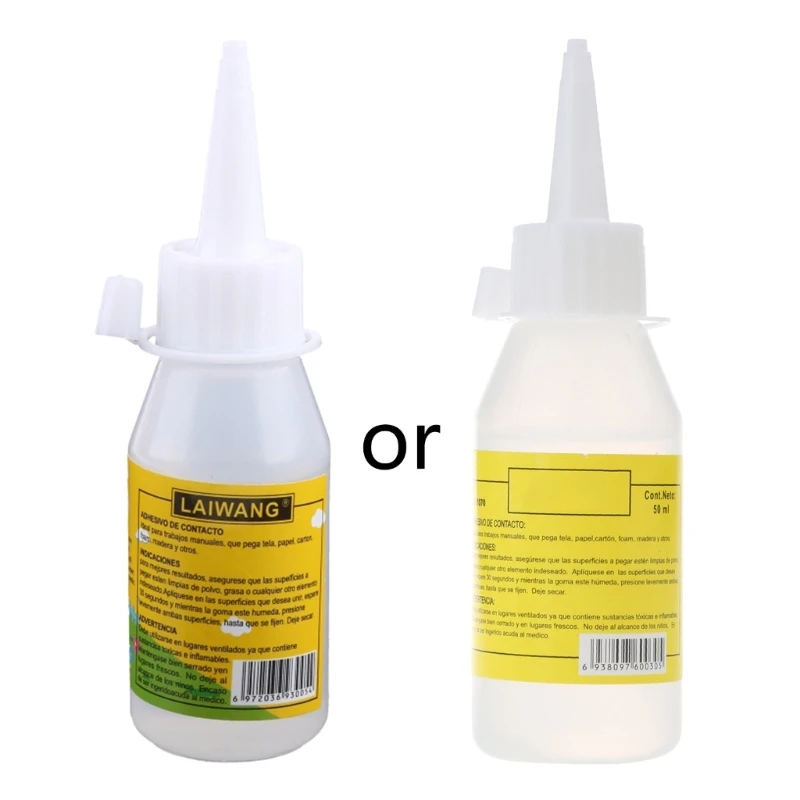 

20/50/100ml Liquid Adhesive Textile Fabric Stationery Scrapbooking W3JD
