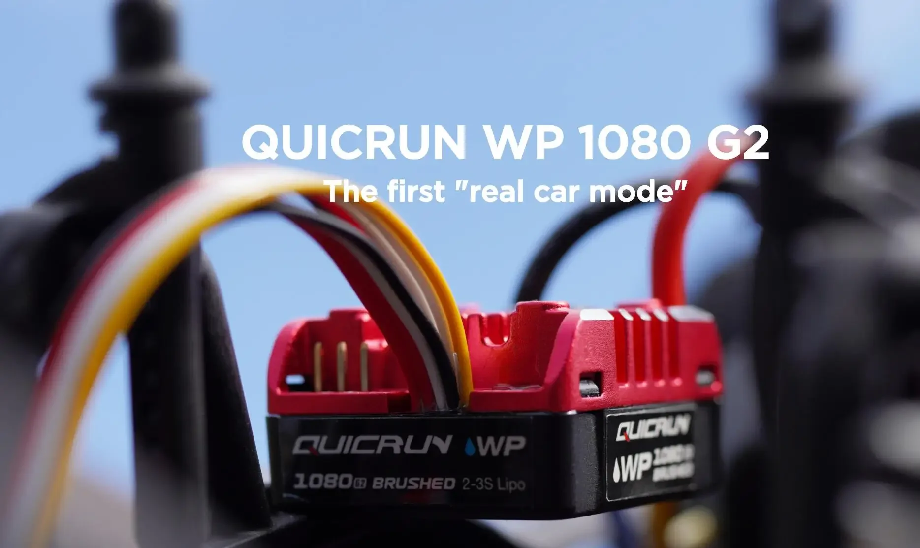 Hobbywing QuicRun ESC 1:10 1/8 Upgrade 1080 G2 Crawler Brush