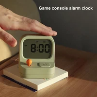 Retro Mini Handheld Game Machine Alarm Clock Kids Cute Digital Clock Multi Function Countdown Snooze Desk Table Clock Durable 1