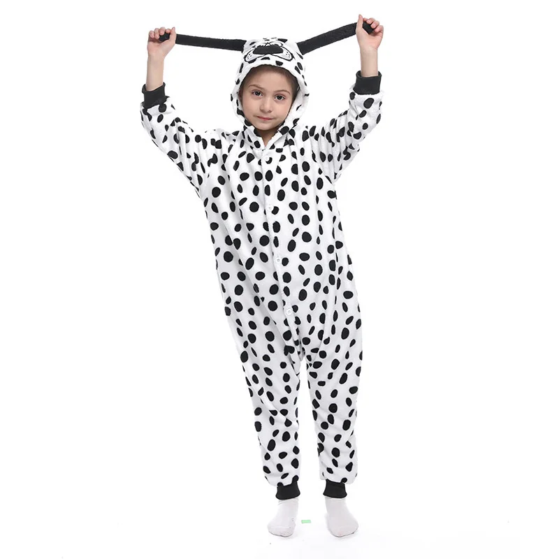 Cartoon Animal Adults Kigurumi Cartoon Tiger-cat Loungewear Warm One-piece Pajamas Xmas Cosplay Outfit Parent-child Nightwear