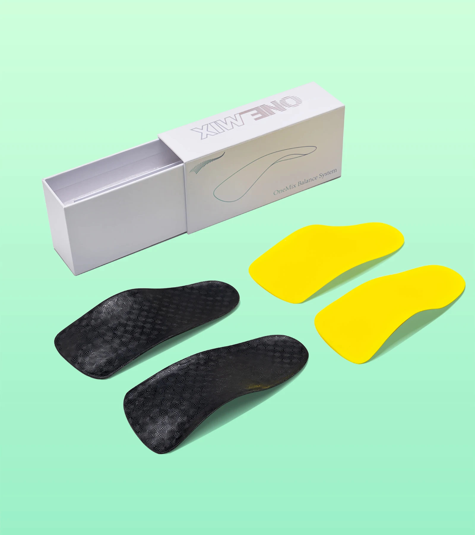 ONEMIX ergonomická vědecký design efektivní flatfoot korekce blok stavebnicové insoles oblouk podpora ortopedické bota podrážka insoles