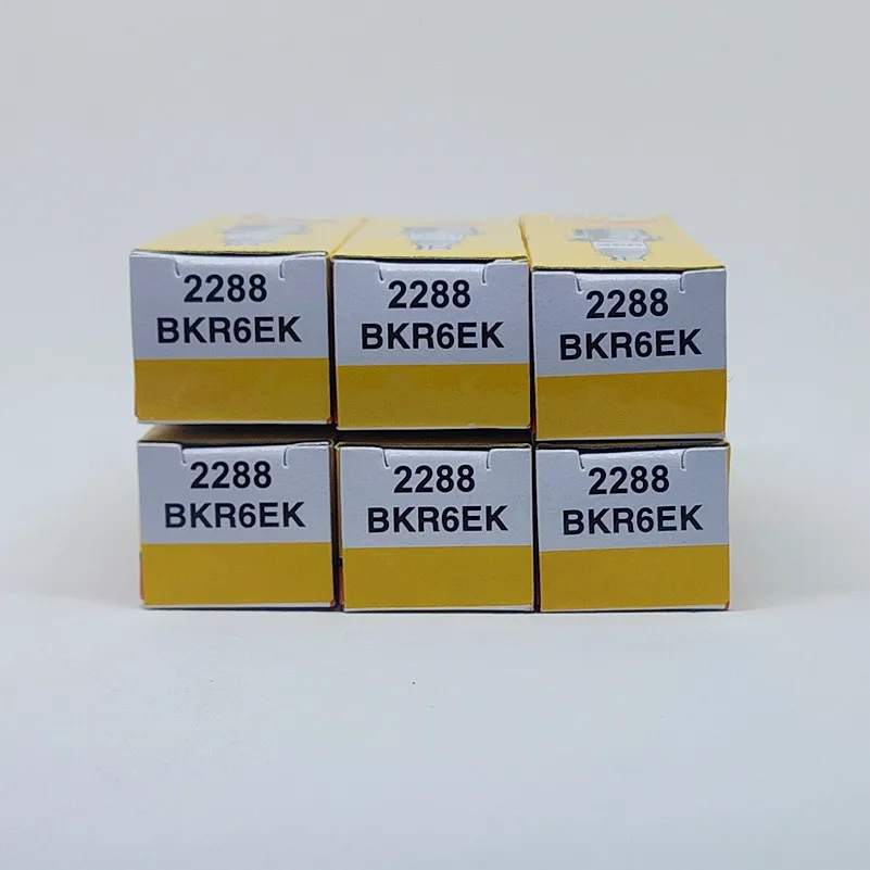4-6 Свеча зажигания BKR6EK 2288 Подходит для BMW 316i 320i 325i E30 E36 E46 520i 525i 530i E34 E39 730i 740i 750i E32 E38 E31 840Ci E36 Z3