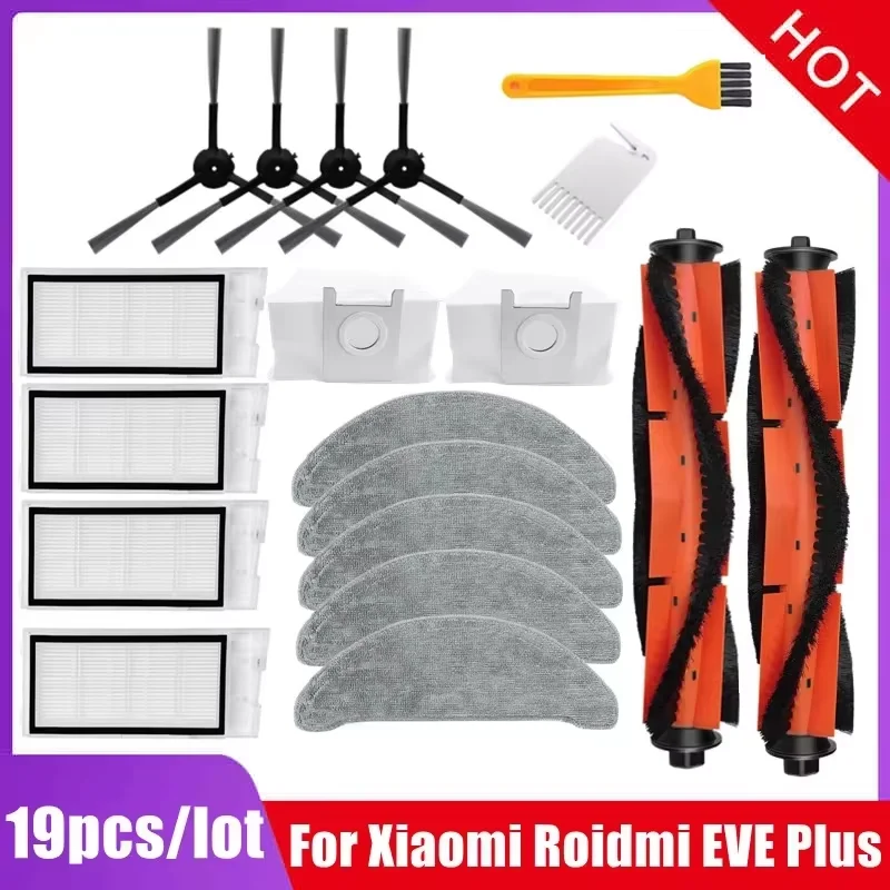 Sac à PoussièRe pour Xiaomi Roidmi EVA SDJ06RM PièCes D'Aspirateur