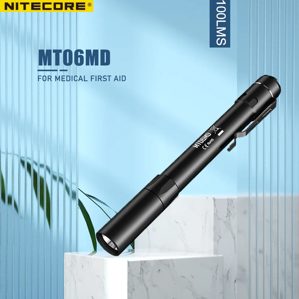 Nitecore Lanterna De Caneta Médica MT06MD 180 Lumen Nichia