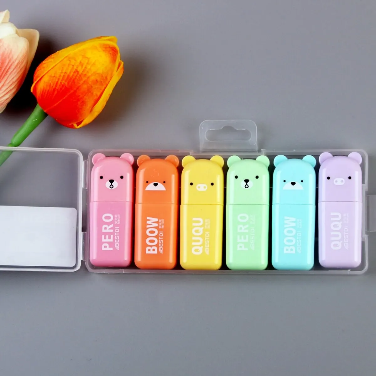 Highlighter Marker Highlighter Pen Art Marker Marker Pen 6Pcs Mini Fluorescent