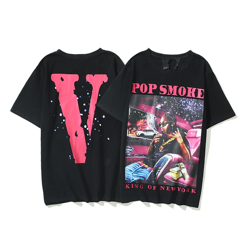 Футболка VLONE Мужская/женская из натурального хлопка брендовая уличная одежда 100%