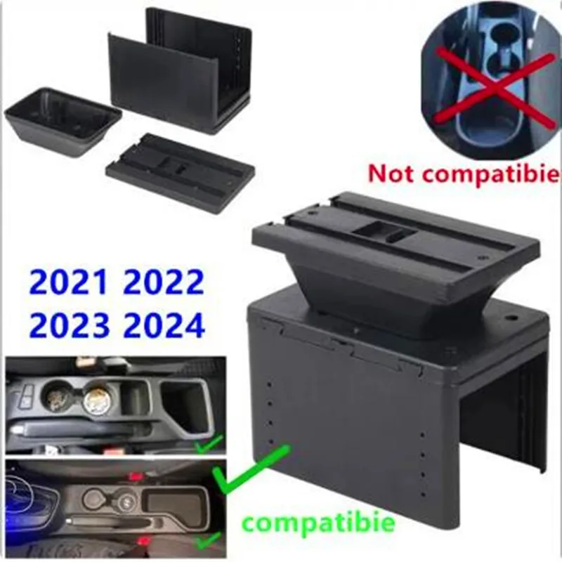 Per Hyundai I20 scatola del bracciolo Per Hyundai i20 scatola del bracciolo dell'automobile 2021 2022 2023 2024 Parti interne Scatola di immagazzinaggio Accessori auto  34