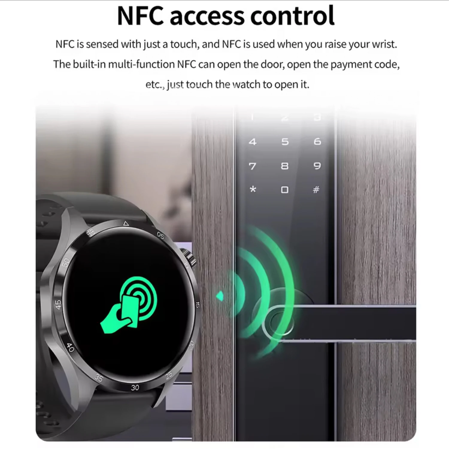 2025New GT4 Pro NFC GPS لهواوي الرياضة ساعة ذكية ا...