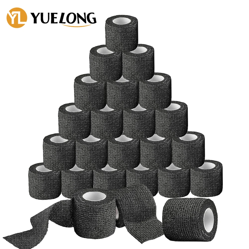 96pcs Tattoo Grip Bandage Cover Wraps Tapes Nonwoven Waterproof Self Adhesive Finger Wrist Protection Tattoo Tapes Accessories