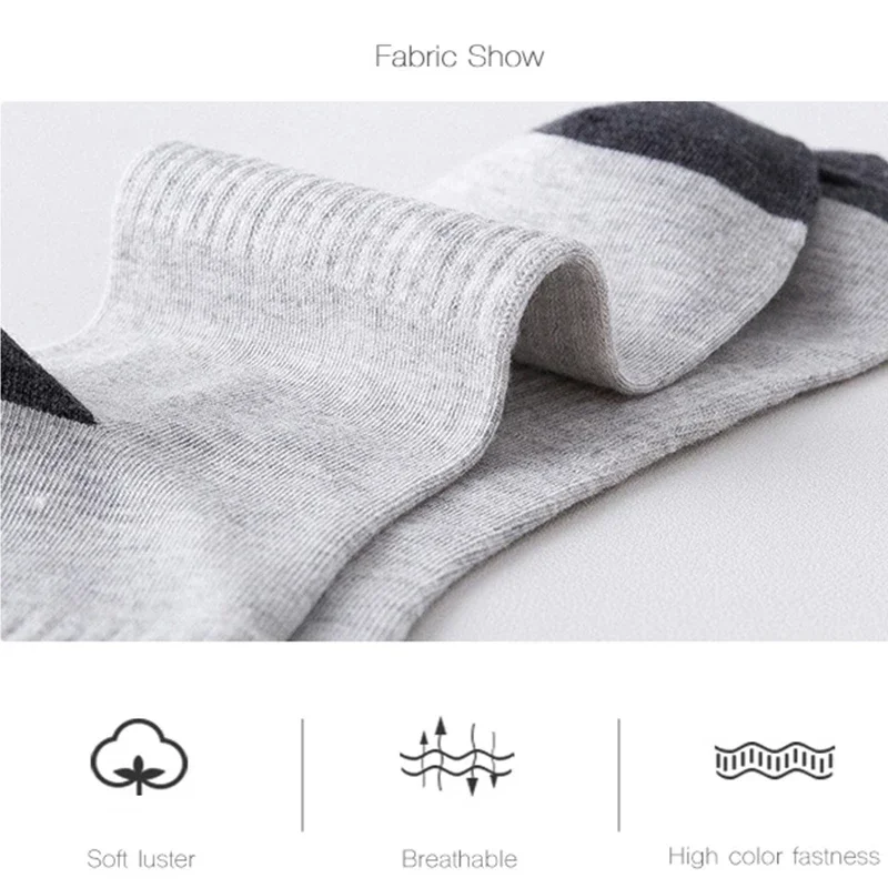 Men Cotton Socks Xiaomi Mijia 5PS 100% Cotton Men Socks High Socks Trendy Street Sports Sock Men's Cotton Breathable Stocks Students Size 39-44