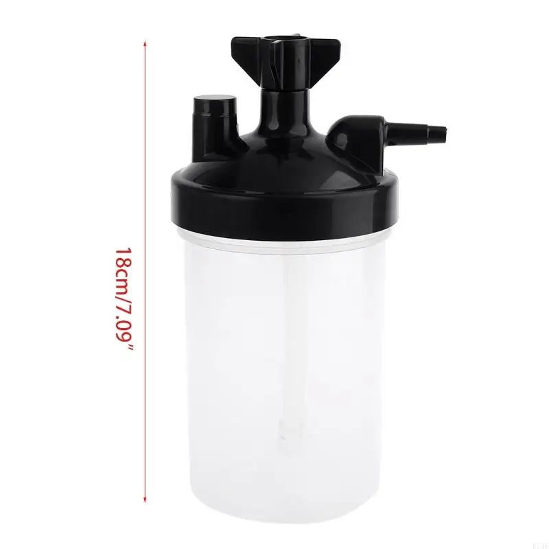 Oxygen Concentrators Humidifier Translucents Designs Bottle Humidifier Plastic Reusable Home for Oxygen Generators