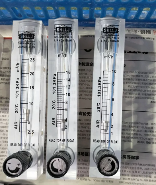 Flow Meter LZM-15Z Liquid Rotameter Plastic PVC Air Flow