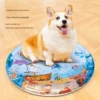 Pet Water Bed Filled Ice Pad Anti-scratch Ice Pad Toy Summer Dog House Cat House Ocean Pat Pad Thickened with Scratch Resistance 2
