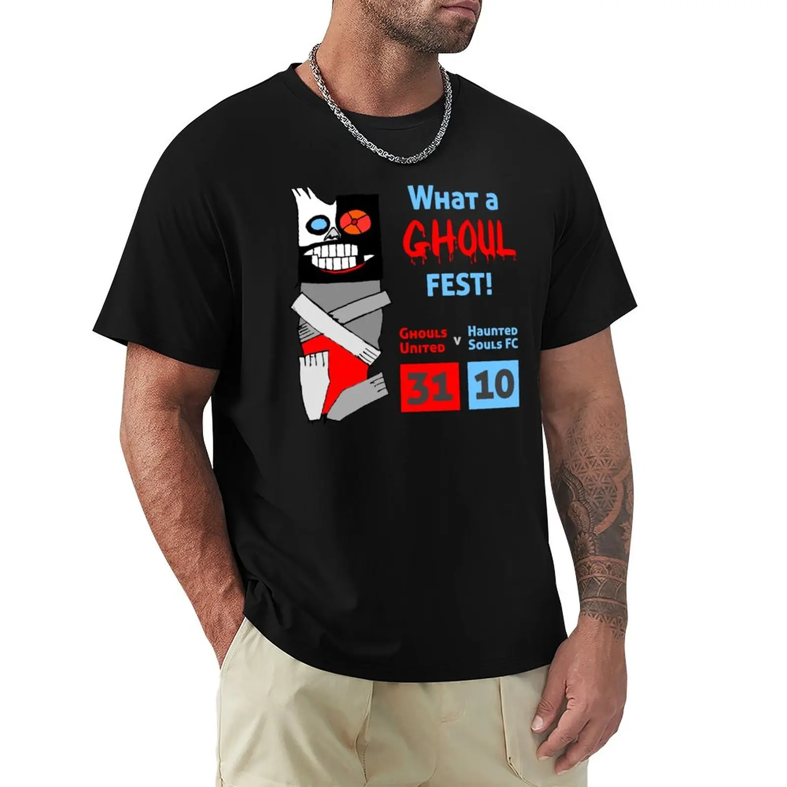 

What a ghoul fest! Halloween Party Time! T-Shirt funnys anime Short sleeve tee men clothings