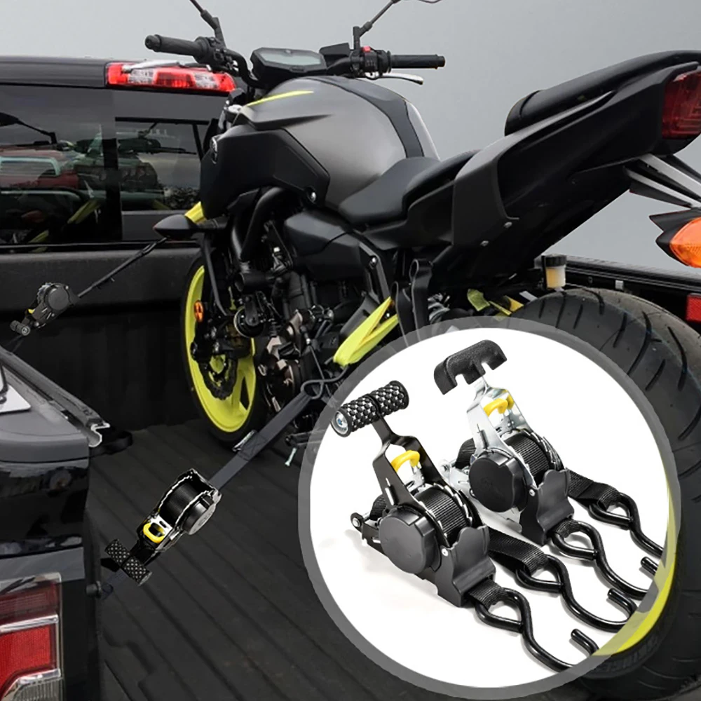 Moving Straps Storage Strap Cargo Strap Auto Straps for Cargo Tape Retractable Belts for Motorcycles Ratchet Strap Load Luggage Strap Ratchet Tensioner Belt Car