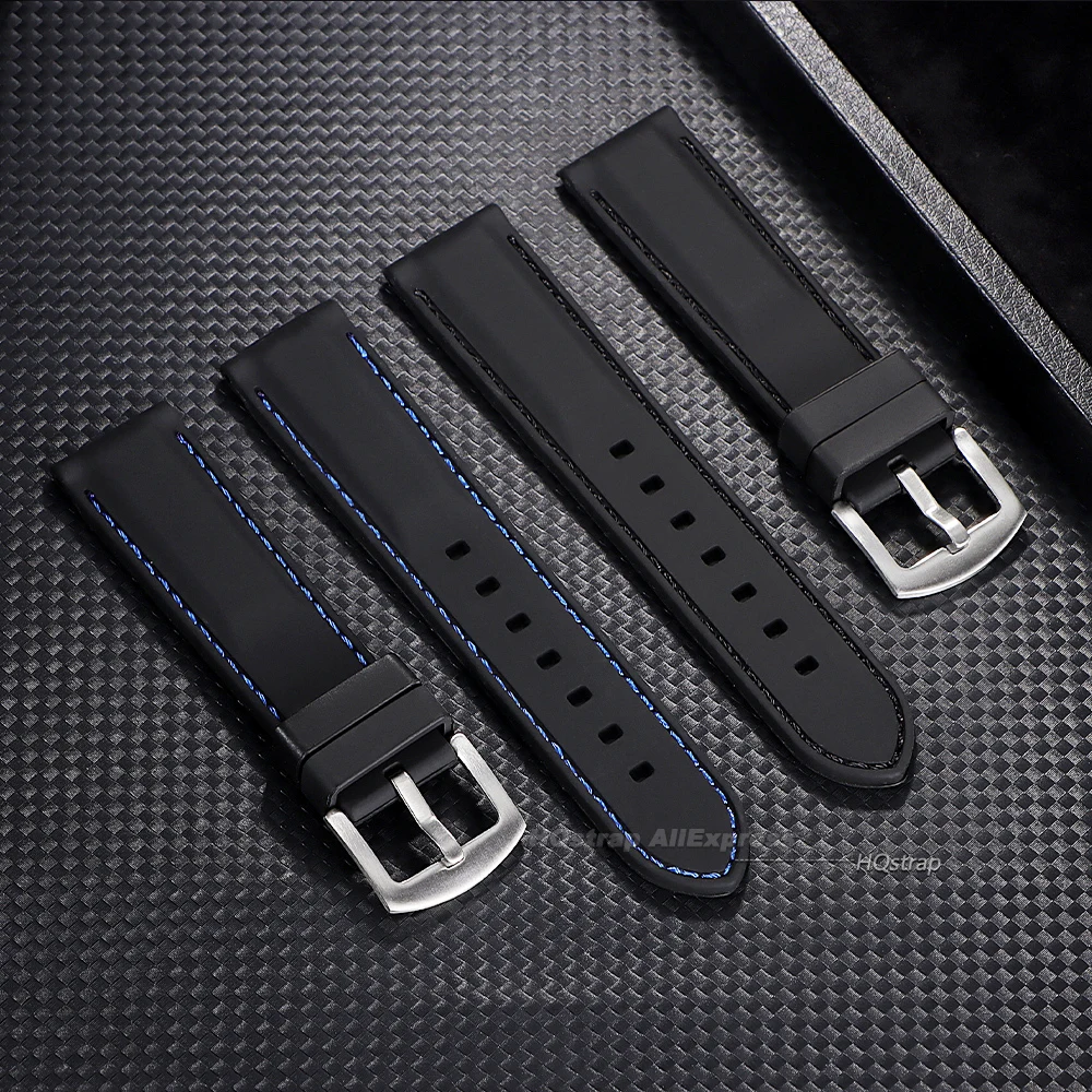 Versatile Waterproof Silicone Watch Strap - Soft Rubber Band