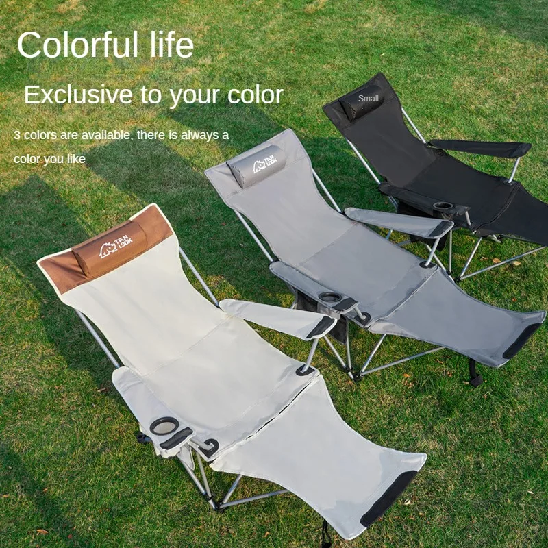 

Recliner Adjustable Outdoor Deck Chair Portable Ultra-Light Fishing Lunch Break Camping Director Chair Art Student Stool
