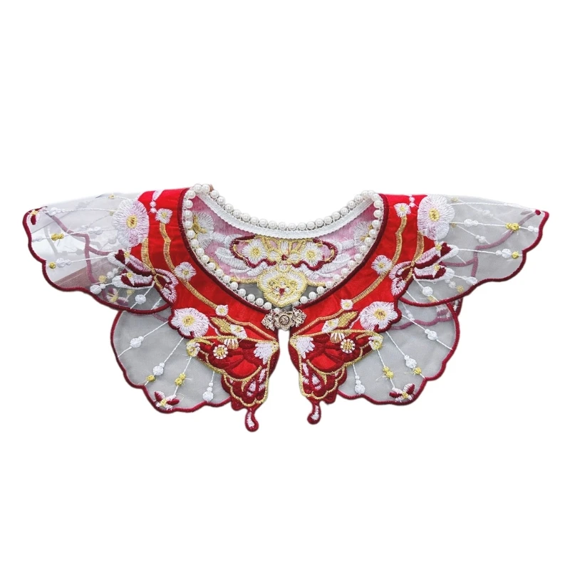 Yunjian Shawl Decorative Hanfu Floral False Collar Embroidery Detachable Collar drop shipping