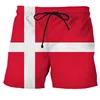 England Britain Flag Graphic Beach Shorts Men 3D Print Spanish Emblem Board Shorts Swimsuit Summer Swim Trunks Cool Kids Shorts 6