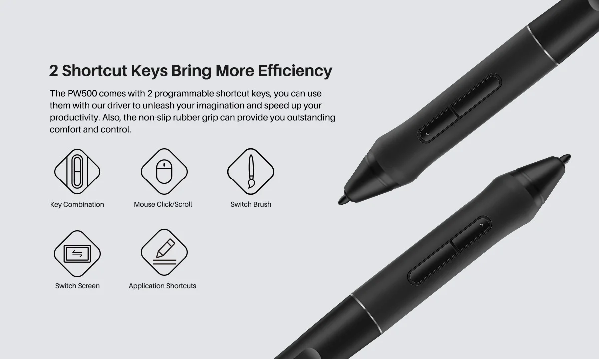 huion caneta digital para gráficos tablet kamvas pro stylus níveis