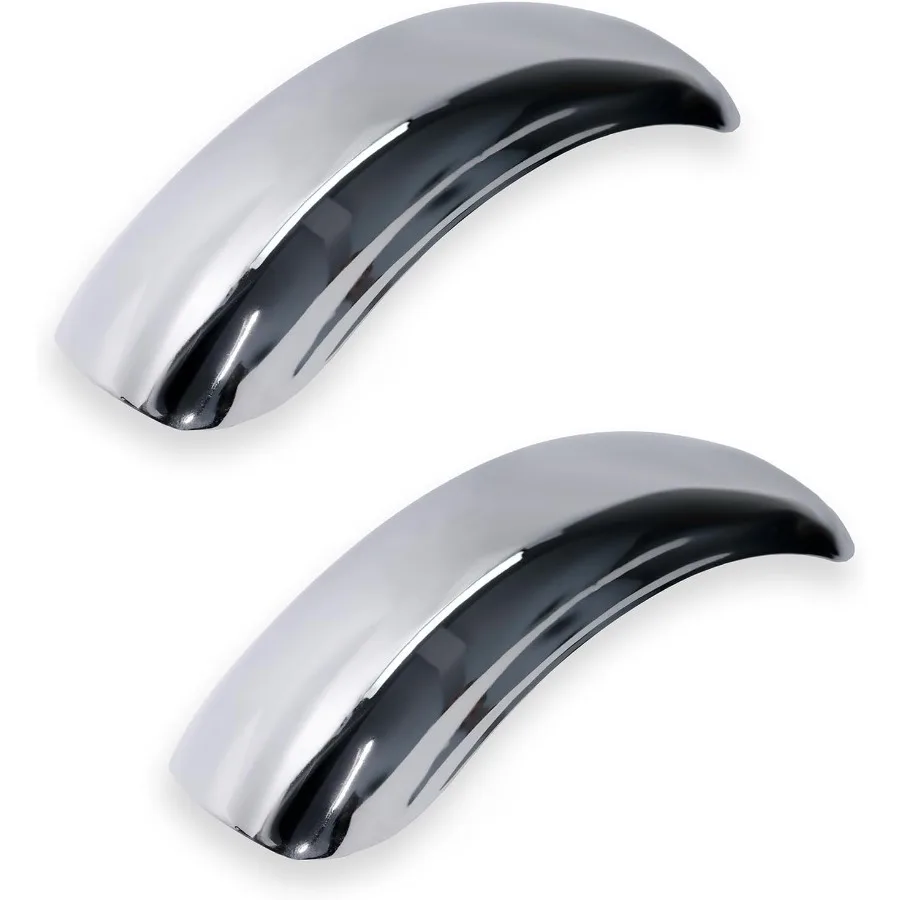 Universal Chrome Fenders For Mini Bikes - 2-Pack Mudguards For Coleman CT200U, BT200X, Axis M200 200cc
