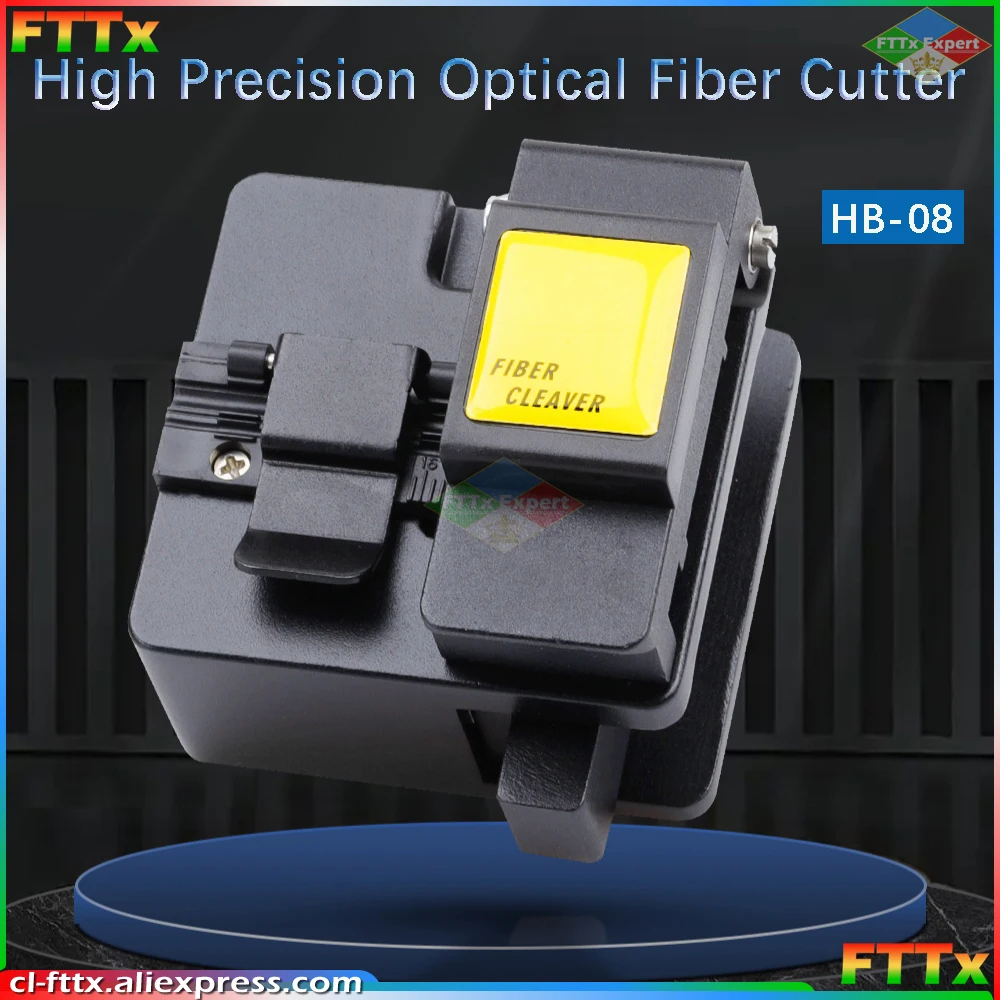 

High Precision Automatic HB-08 Optical Fiber Cleaver Smooth Cutting Machine With 50000 Times Span Life Auto Return Knife