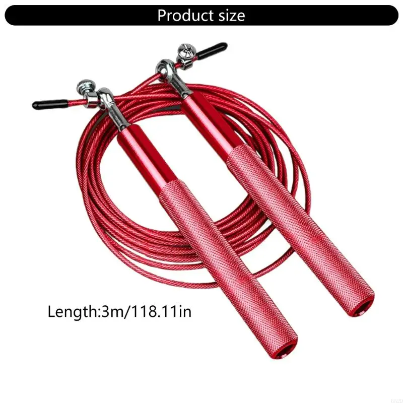 Aluminum Alloy Handle Telescopic Jump Rope 920L for Workout Exercise