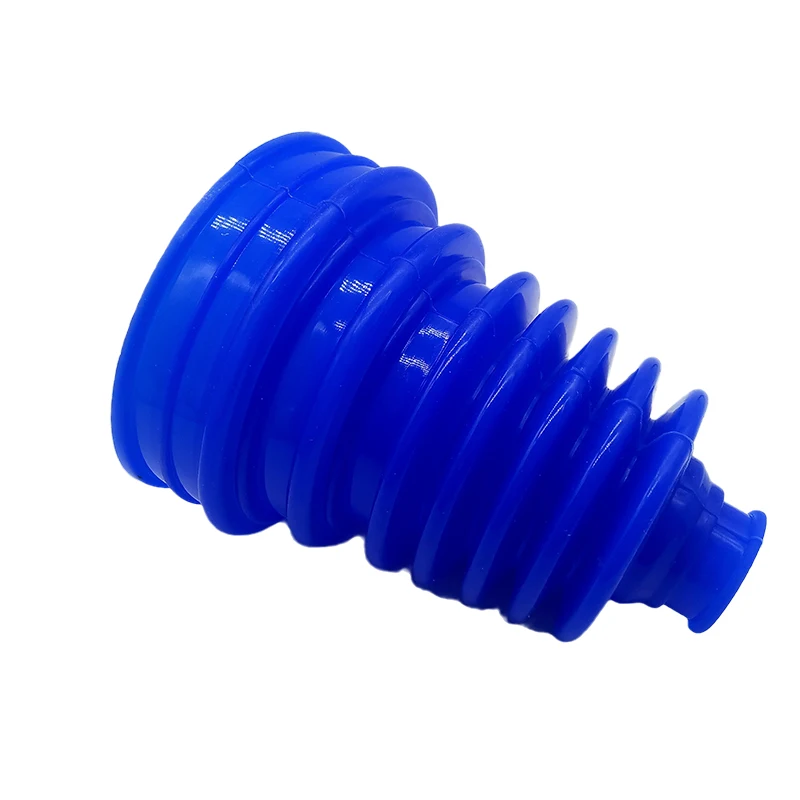 CV Boot Dust Cover 4pcs Universal Silicone CV Boot Constant-velocity Dust Cover Joint Boot Drive Shaft Strong Elasticity Cars Tools,Blue Black