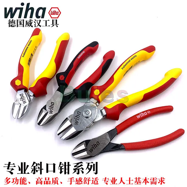 Wiha-Pince alertes onale multifonctionnelle, pince coupante isolée pour fil  d'électricien, pince polarisée économe en main-d 'œuvre - AliExpress