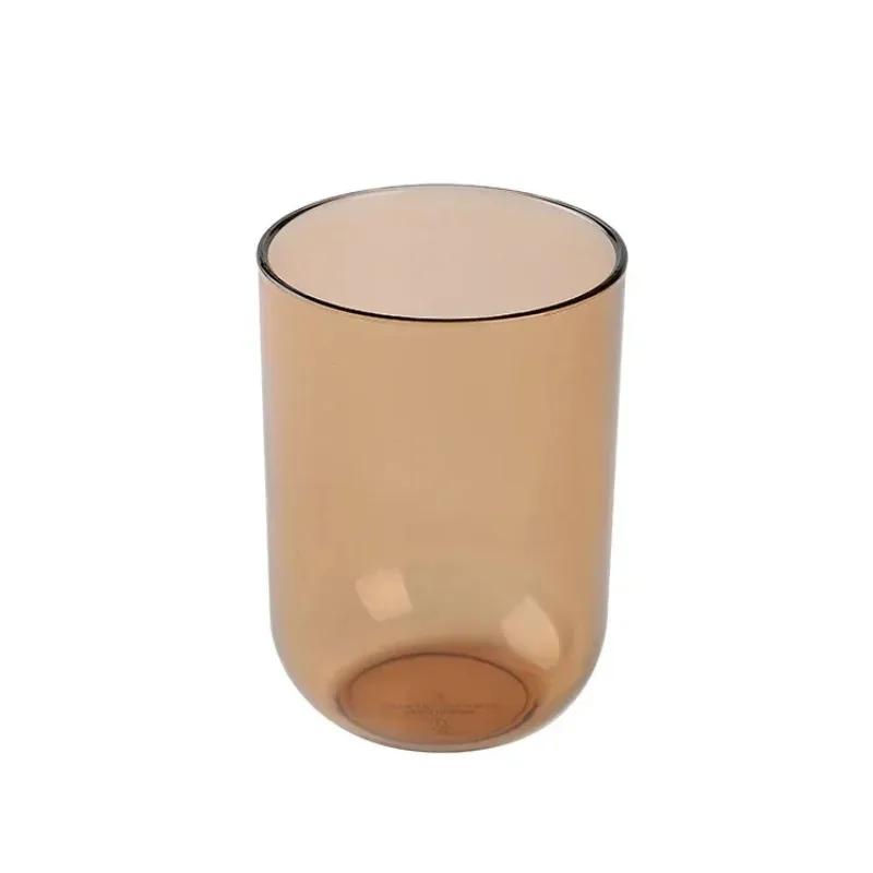 Simple Bathroom Wash Toothbrush Creative Fashion Transparent Couple Toilet Brushing Teeth Mouthwash Plastic Cup_voghion.com