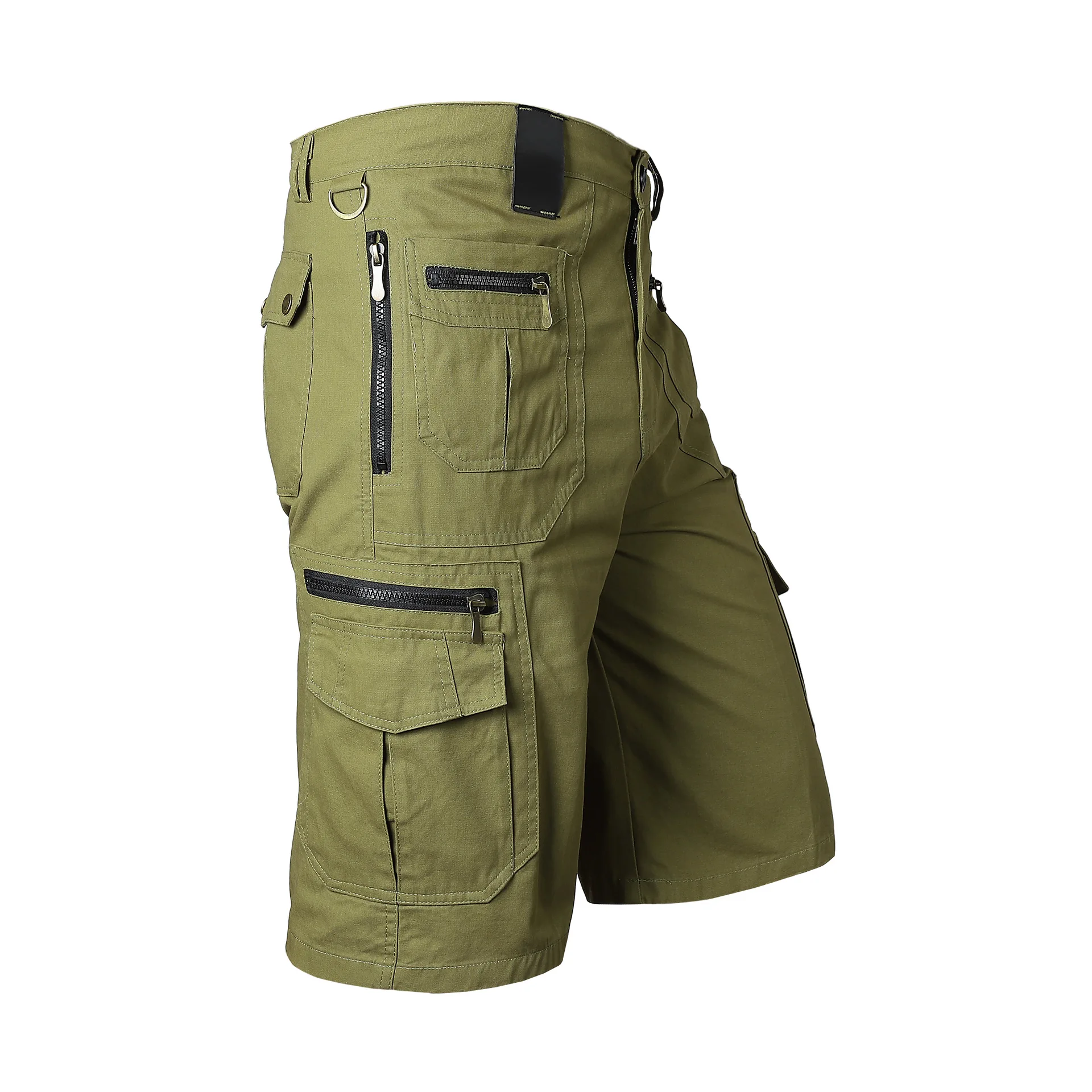 Workwear Shorts Men's Multiple Pockets Medium Shorts Summer Thin Loose Cropped Pants