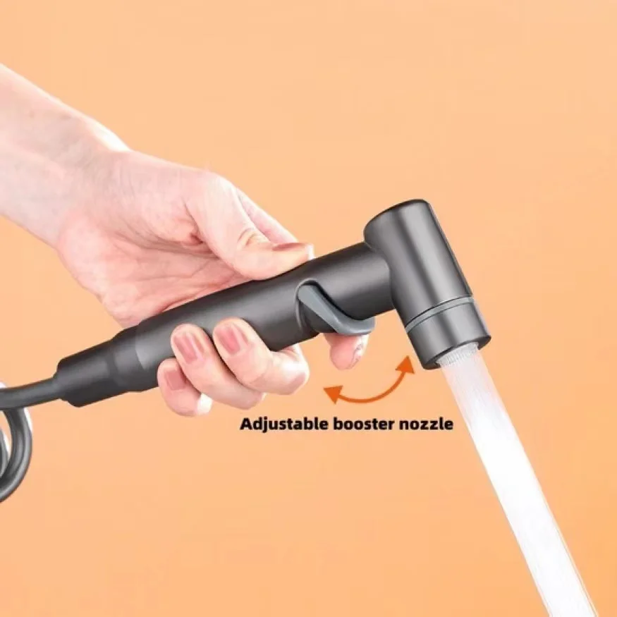 Bidet Toilet Sprayer Set Spray Water Bathroom Handheld Bidet Sprayer Toilet Shower Double Outlet Angle Valve Toilet Accessories 5