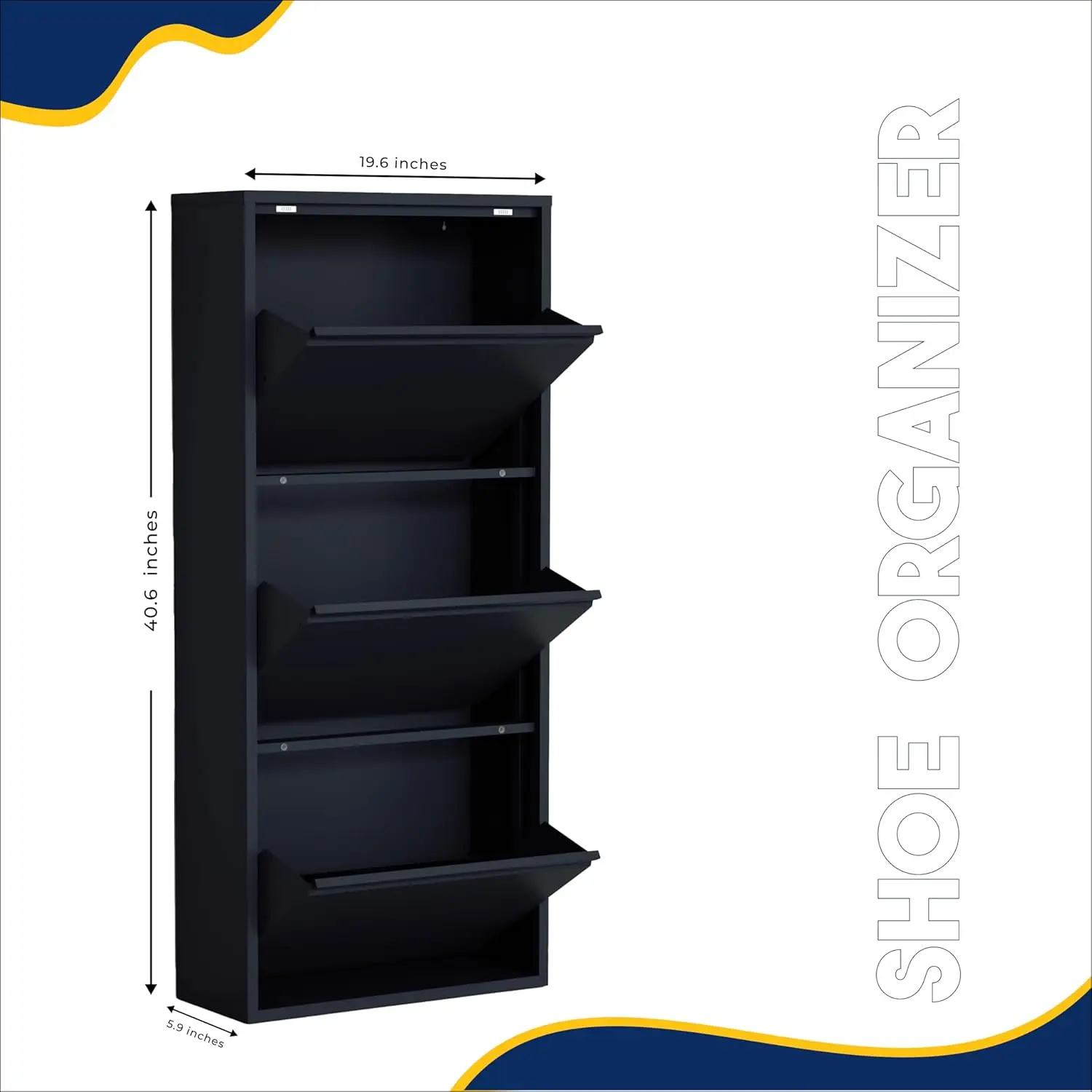 Shoe Cabinet, Shoe Rack, Organizer, Drawers-Indoor and Outdoor-Metal Rack Metal Cabinet Long Life