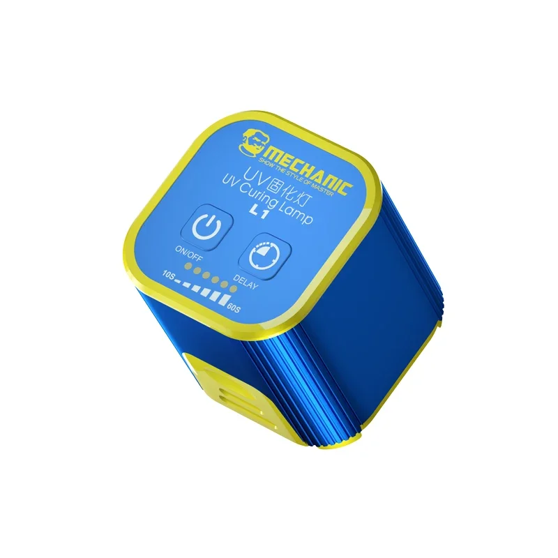 MECHANIC L1 Pro UV 경화 램프, 휴대폰 수리용 지능형 고출력 더블 코어 고속 경화 수리 조명