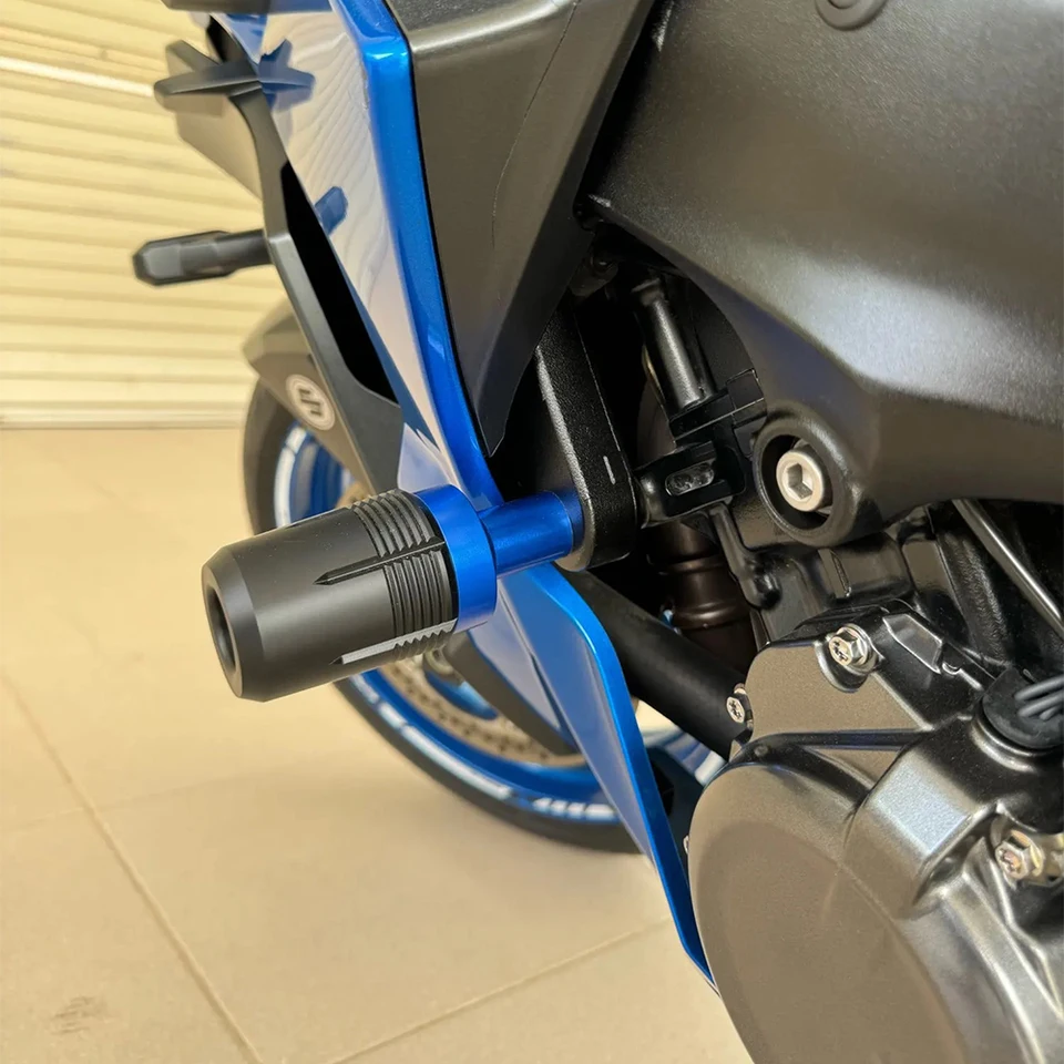 Crash Protector Voor SUZUKI Voor GSXR Voor GSX-R 600 750 1000 K4 K5 Motorfiets Valbescherming Frame Slider Kuipbescherming Crash Pad Protector Botsbestendige Framebescherming(Zilver