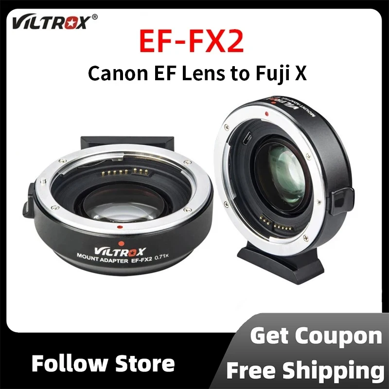 Canon Lens Adapter Canon Ef To Fuji X Speedbooster Canon Eos To