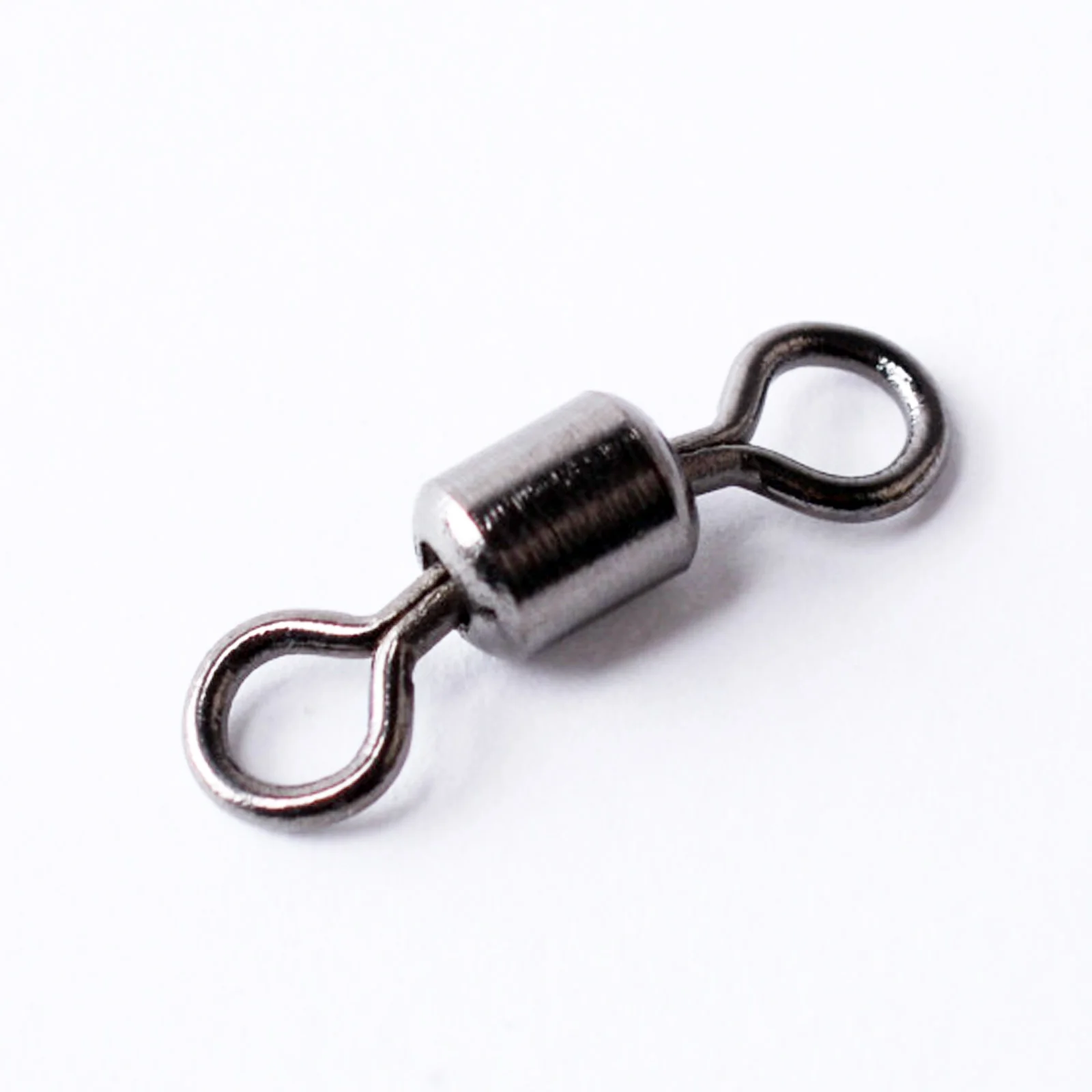 200pcs Fishing Swivels Rolling Swivels Brass alloy Rings Fishhooks Lure Connector Fishing Accessories