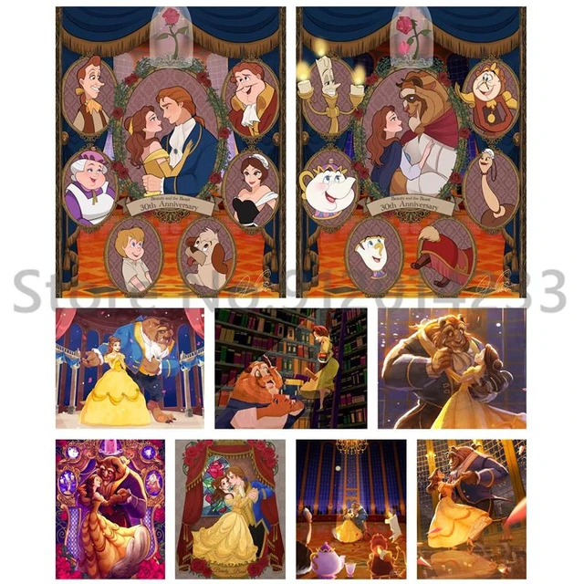 Diamond Painting Disney Cartoon Beauty And Beast 5d Diy Cross Stitch Art  Mosaic Embroidery Full Square Home Decoration Kids Gift - Diamond Painting  Cross Stitch - AliExpress