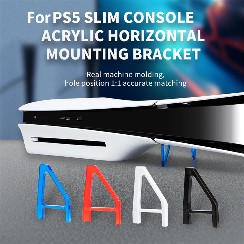 

For Ps5 Slim Stand Disc Edition Host Horizontal Desktop Placement Bracket For PS5 Slim Game Console Accessories